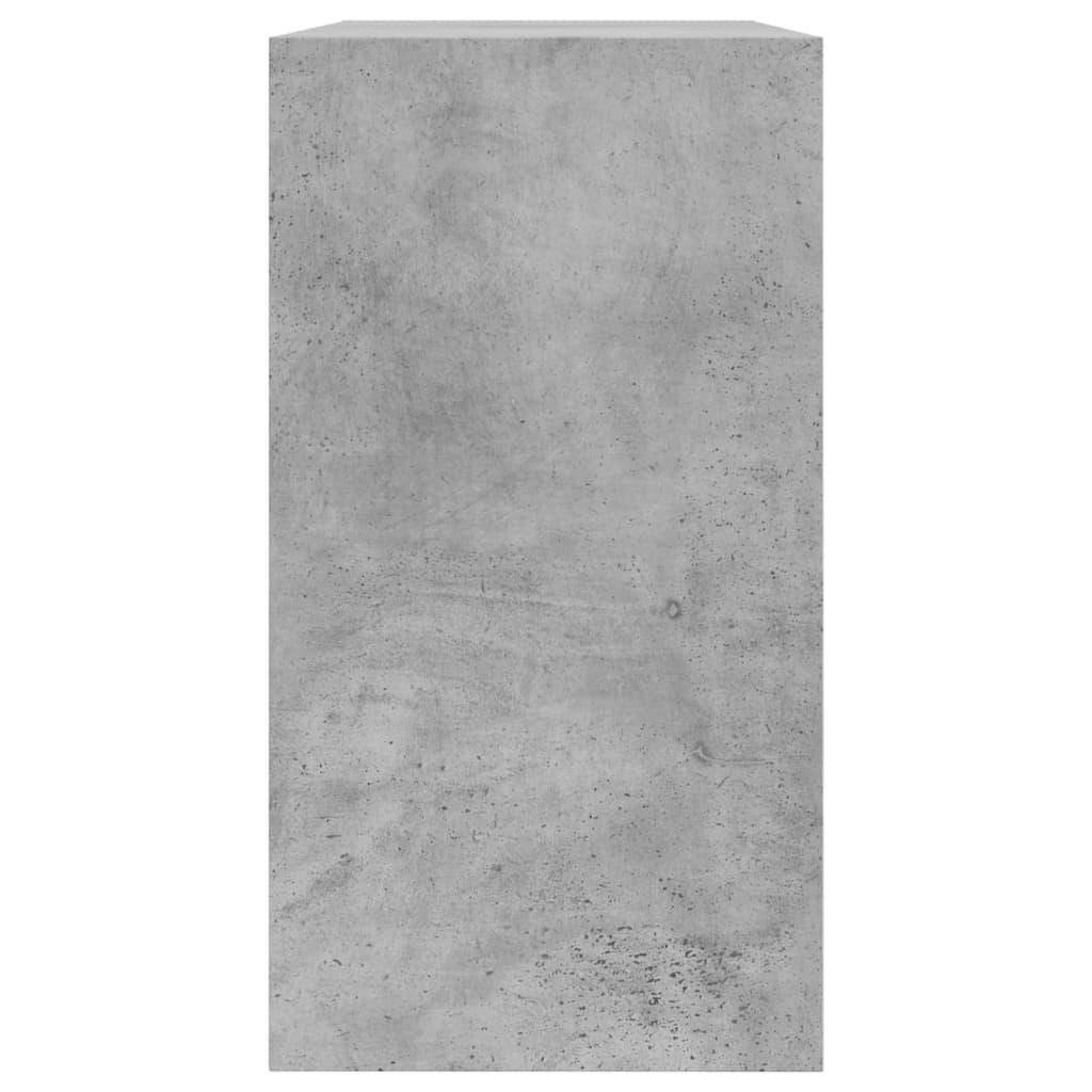 vidaXL Shoe Cabinet Concrete Grey 80x34x63 cm Engineered Wood 6