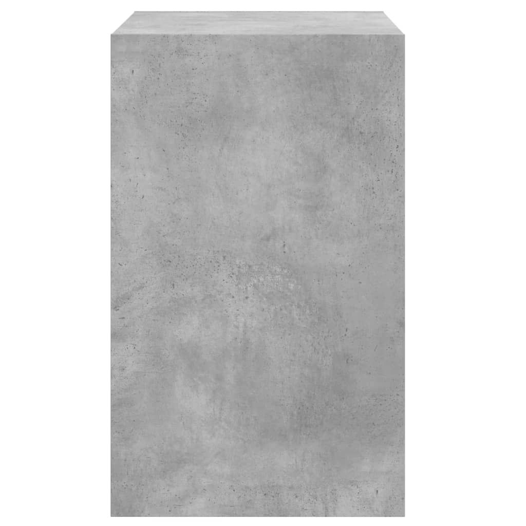 vidaXL Shoe Cabinet Concrete Grey 60x42x69 cm Engineered Wood 6