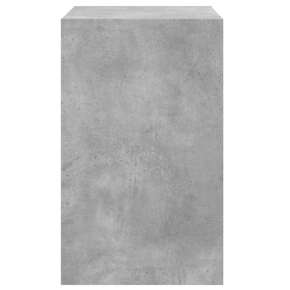 vidaXL Shoe Cabinet Concrete Grey 60x42x69 cm Engineered Wood 6