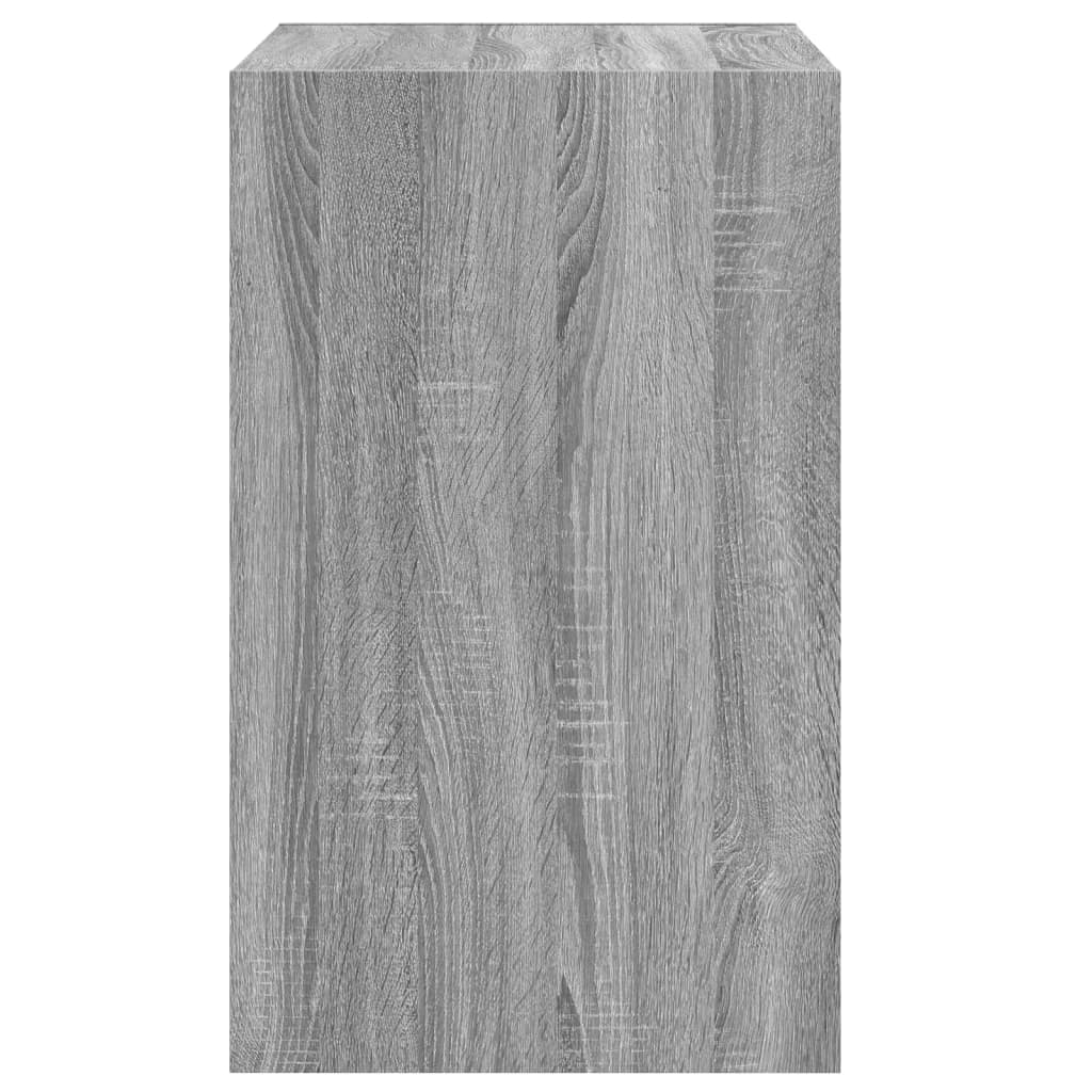 vidaXL Shoe Cabinet Grey Sonoma 60x42x69 cm Engineered Wood 6