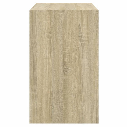 vidaXL Shoe Cabinet Sonoma Oak 80x42x69 cm Engineered Wood 6