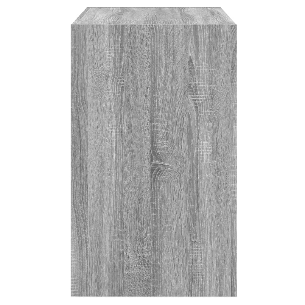 vidaXL Shoe Cabinet Grey Sonoma 80x42x69 cm Engineered Wood 6