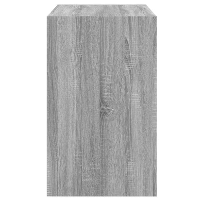 vidaXL Shoe Cabinet Grey Sonoma 80x42x69 cm Engineered Wood 6