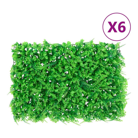Artificial Fern Leaf Fence Green 40x60 cm 6
