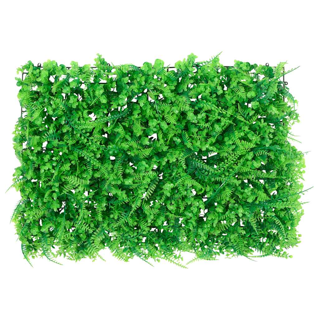 vidaXL Artificial Fern Leaf Fence 6 pcs Green 40x60 cm 2