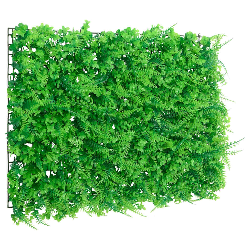vidaXL Artificial Fern Leaf Fence 6 pcs Green 40x60 cm 3