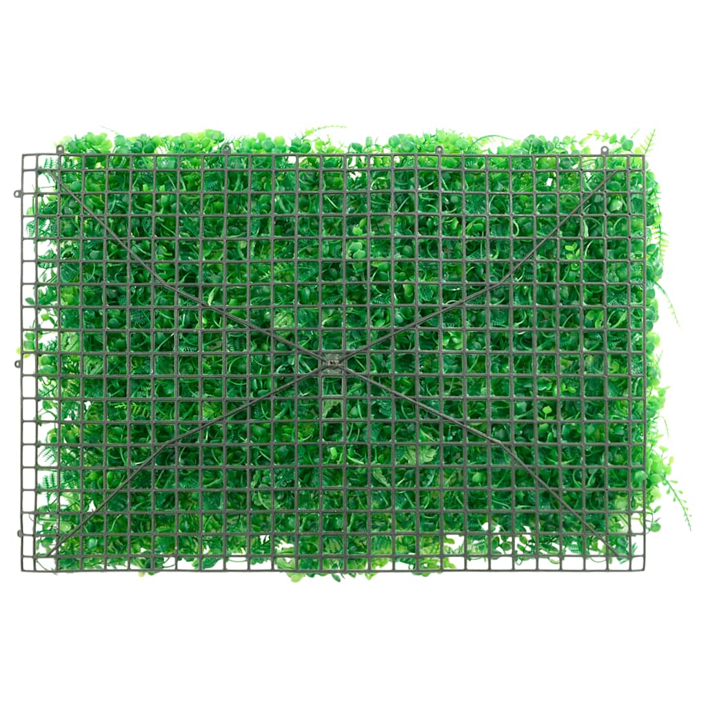 vidaXL Artificial Fern Leaf Fence 6 pcs Green 40x60 cm 4