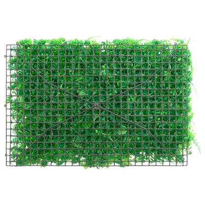 vidaXL Artificial Fern Leaf Fence 6 pcs Green 40x60 cm 4