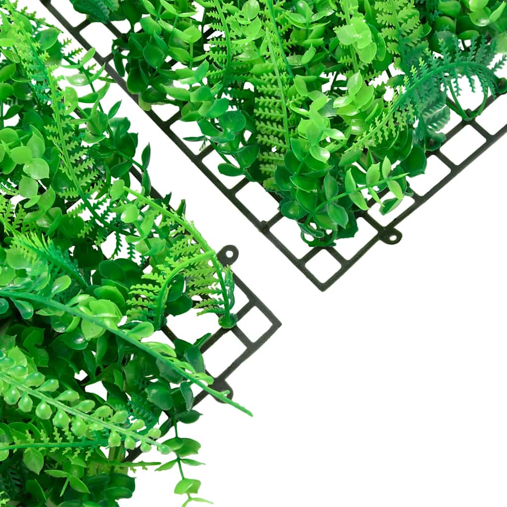 vidaXL Artificial Fern Leaf Fence 6 pcs Green 40x60 cm 5