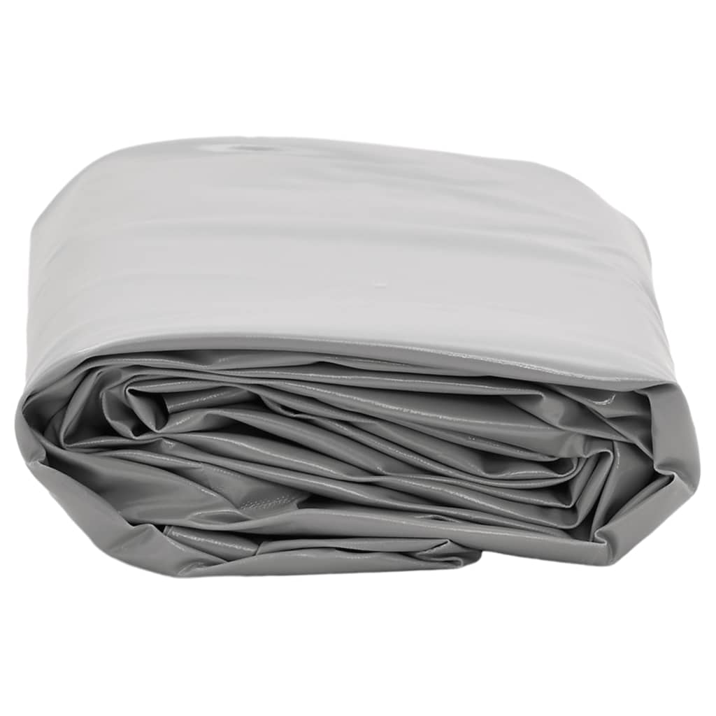 vidaXL Tarpaulin Grey 2,5x4,5 m 650 g/m² 3
