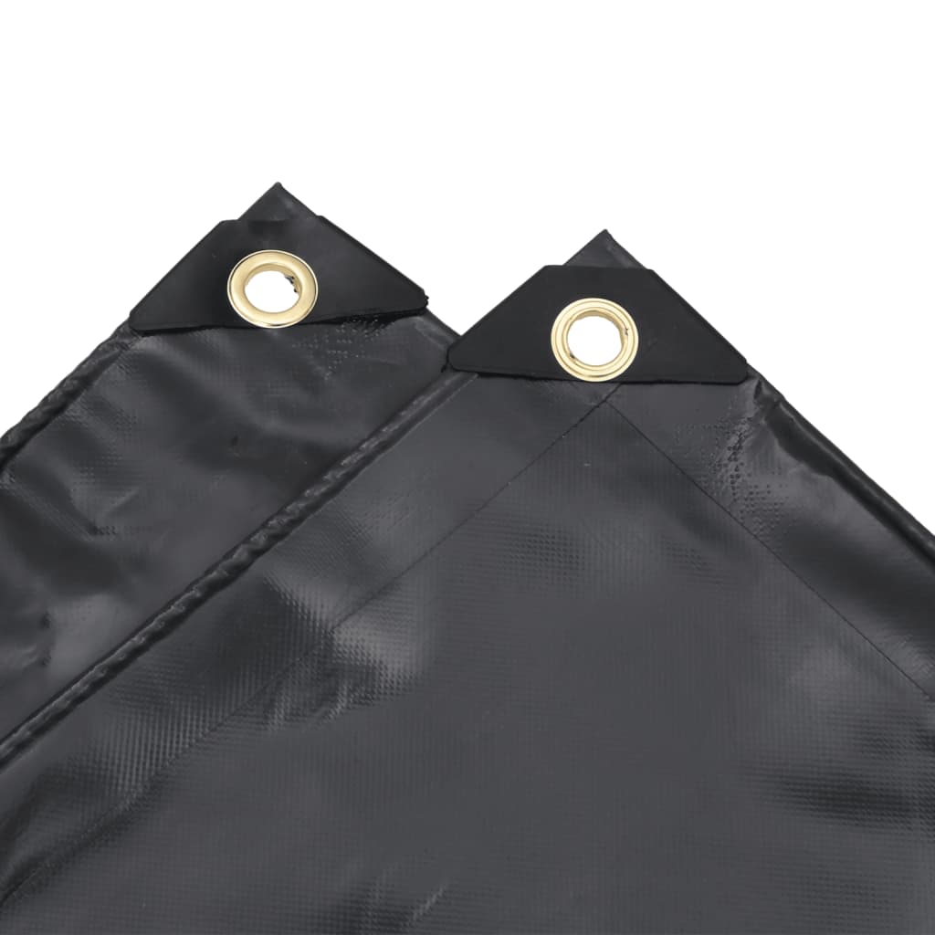 vidaXL Tarpaulin Black 2,5x4,5 m 650 g/m² 5
