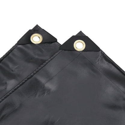 vidaXL Tarpaulin Black 2,5x4,5 m 650 g/m² 5