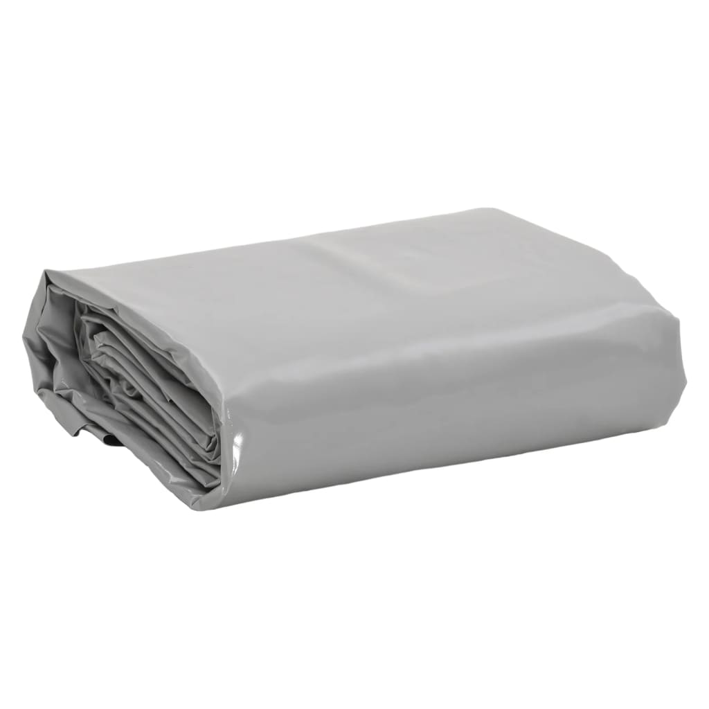 vidaXL Tarpaulin Grey 3x3 m 650 g/m² 1