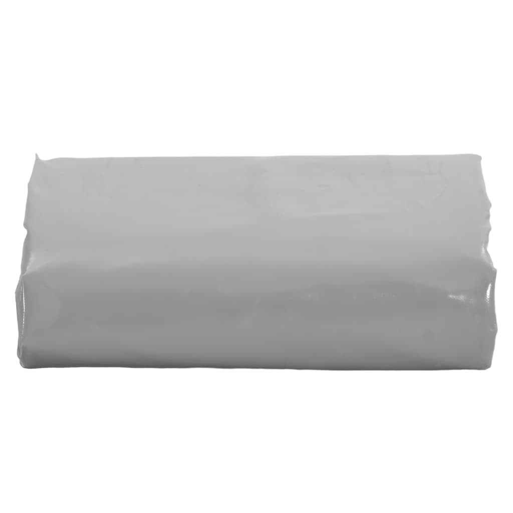 vidaXL Tarpaulin Grey 3x3 m 650 g/m² 2