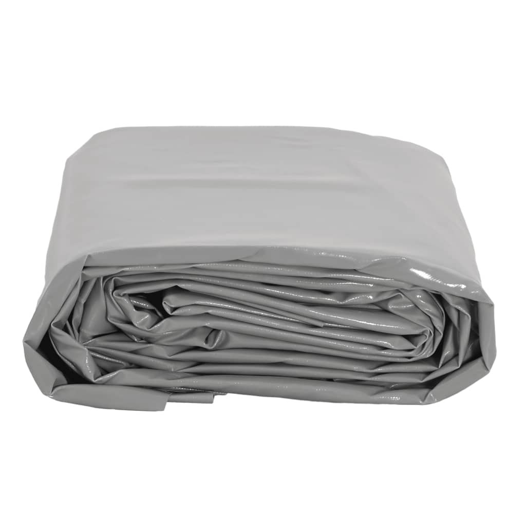 vidaXL Tarpaulin Grey 3x3 m 650 g/m² 3