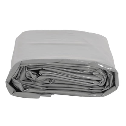 vidaXL Tarpaulin Grey 3x3 m 650 g/m² 3