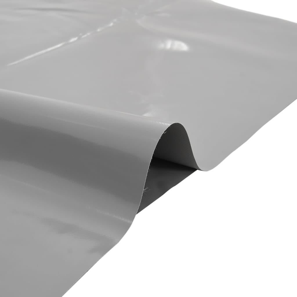 vidaXL Tarpaulin Grey 3x3 m 650 g/m² 4