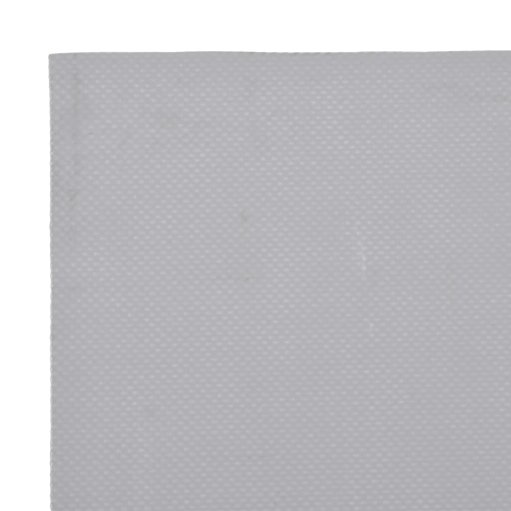 vidaXL Tarpaulin Grey 3x3 m 650 g/m² 6