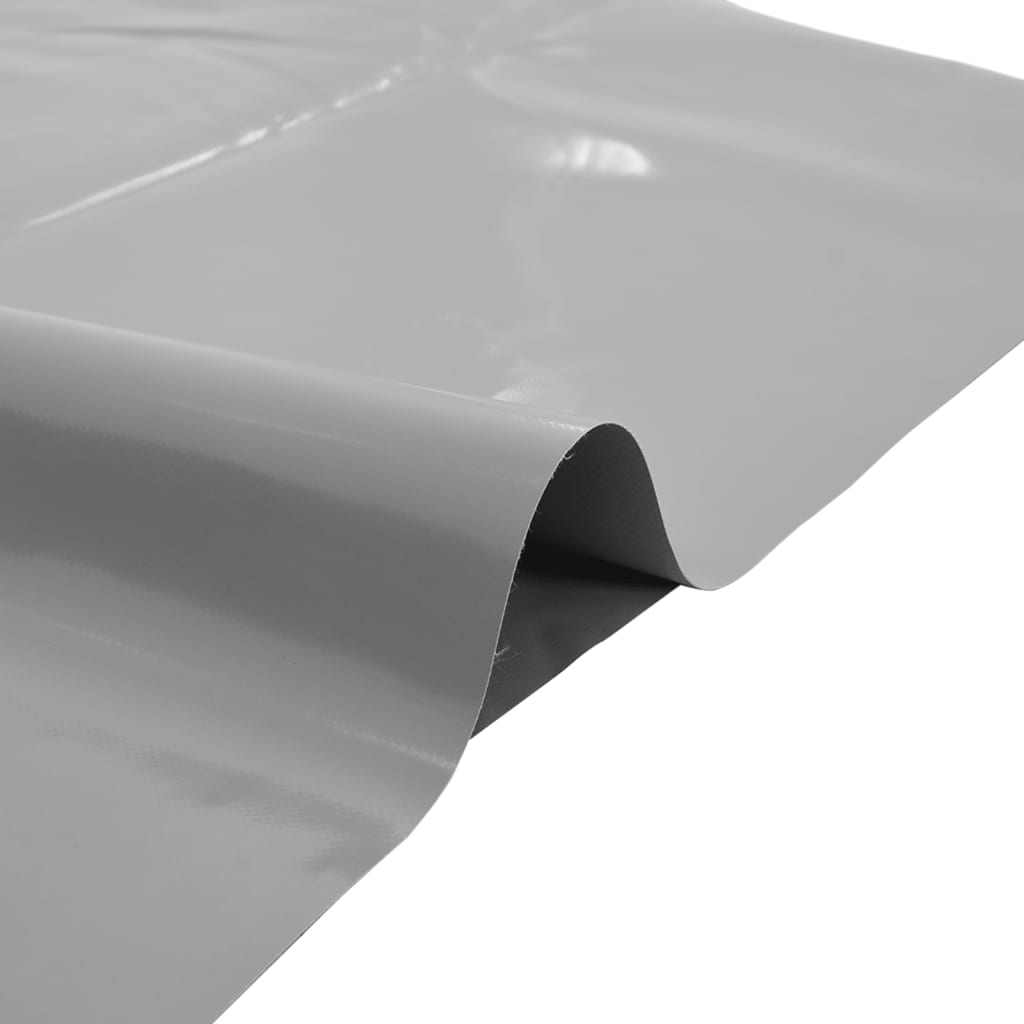 vidaXL Tarpaulin Grey 2,5x3,5 m 650 g/m² 4
