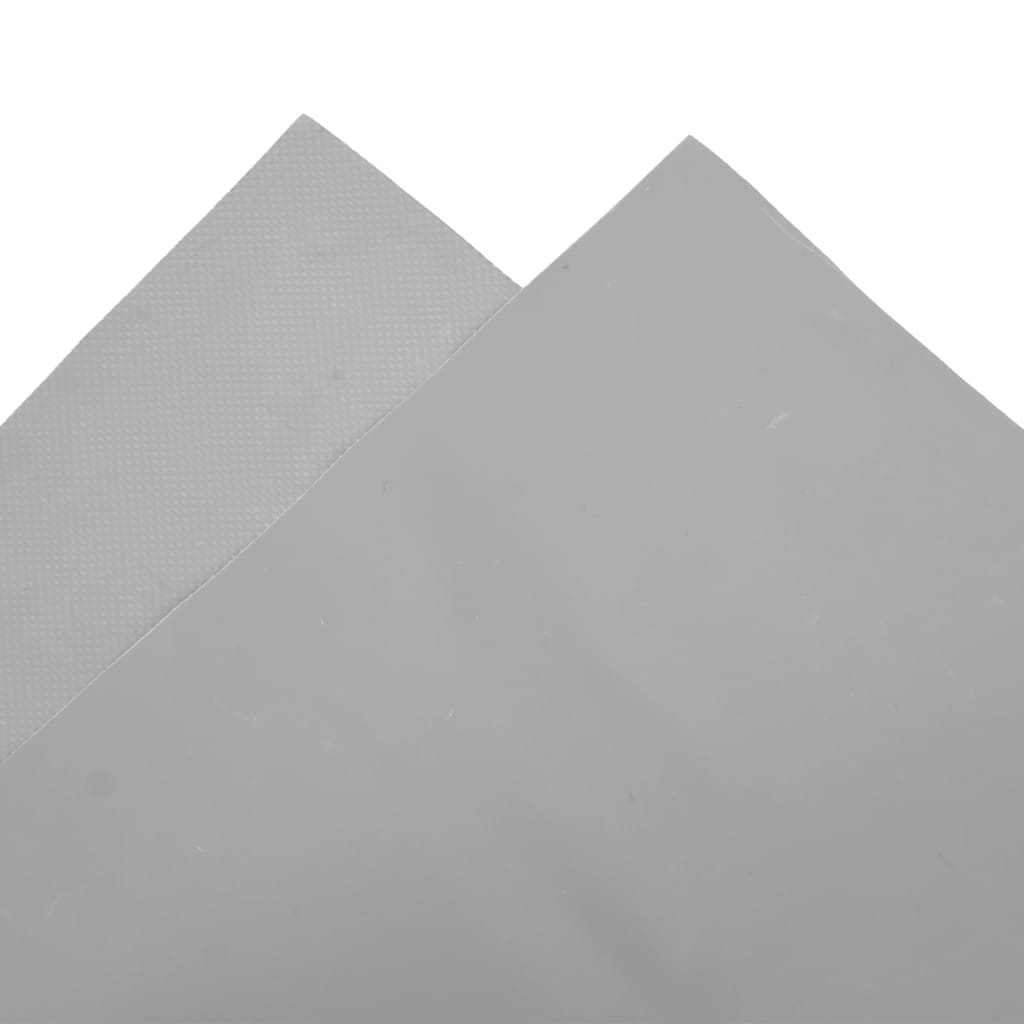 vidaXL Tarpaulin Grey 2,5x3,5 m 650 g/m² 5