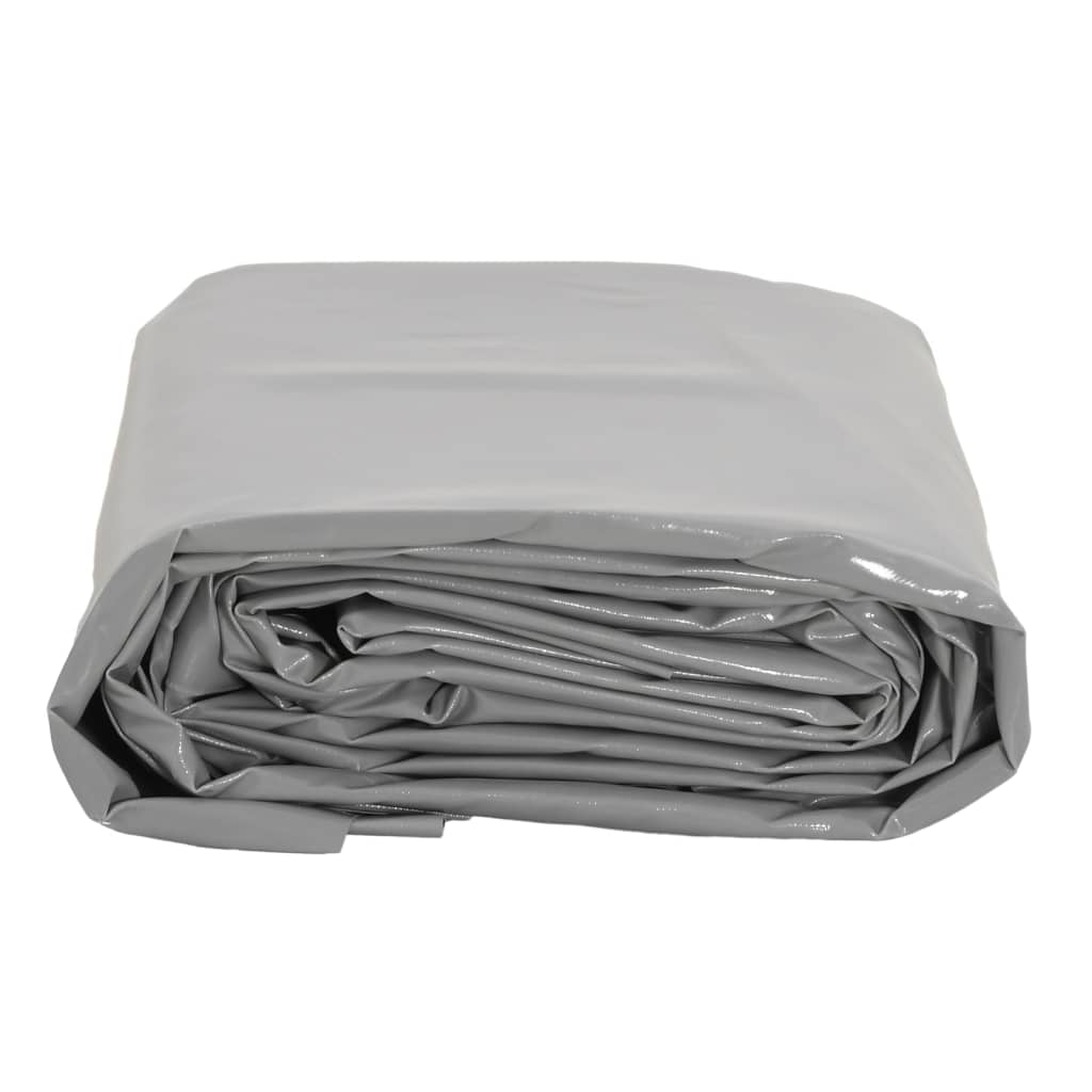 vidaXL Tarpaulin Grey 2,5x4,5 m 650 g/m² 3