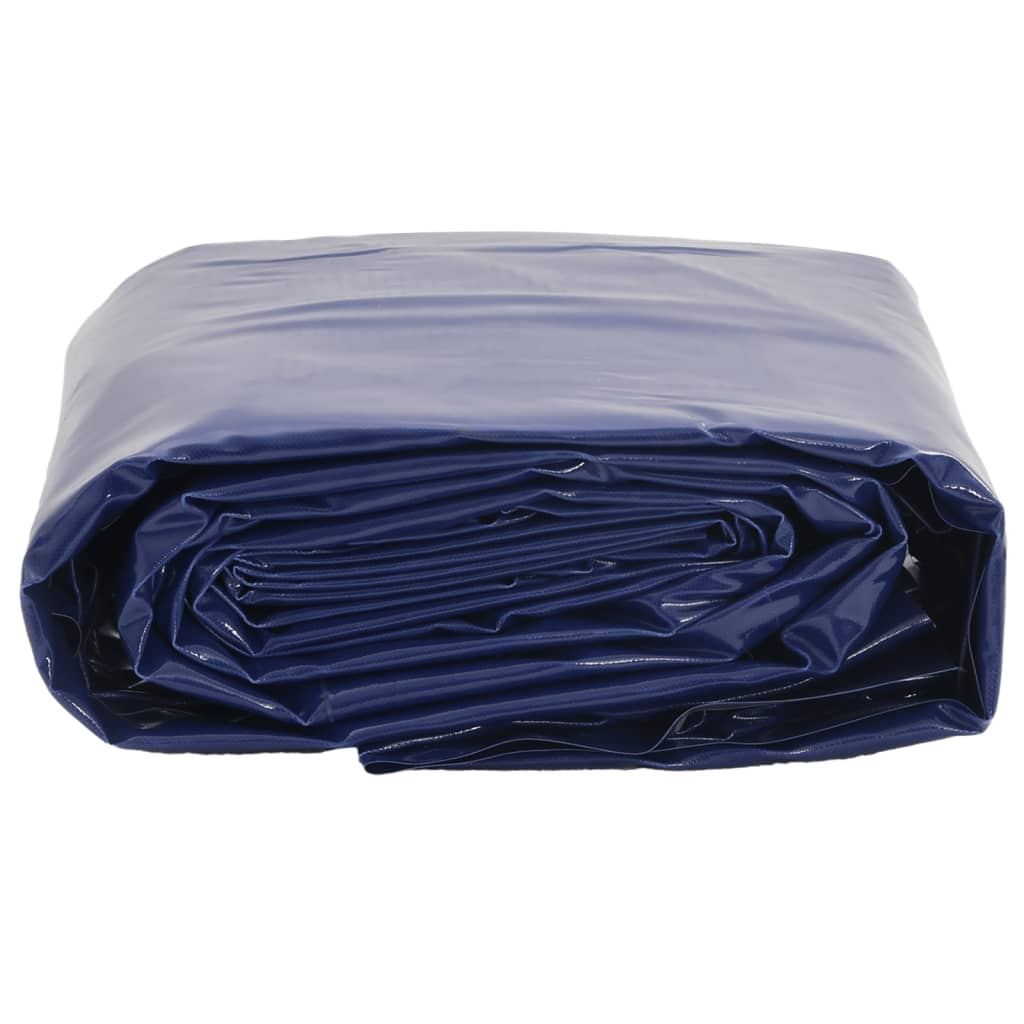 vidaXL Tarpaulin Blue 4x4 m 650 g/m² 3