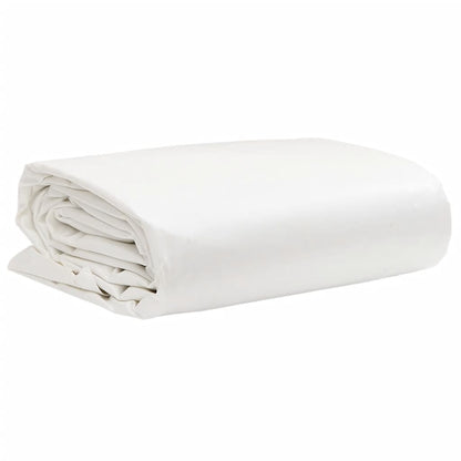 vidaXL Tarpaulin White 3x3 m 650 g/m² 1