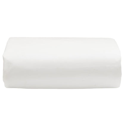 vidaXL Tarpaulin White 2,5x3,5 m 650 g/m² 2