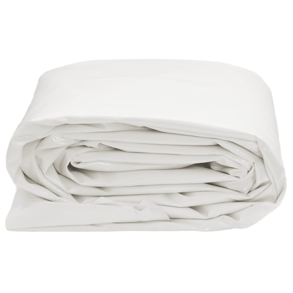 vidaXL Tarpaulin White 2,5x3,5 m 650 g/m² 3