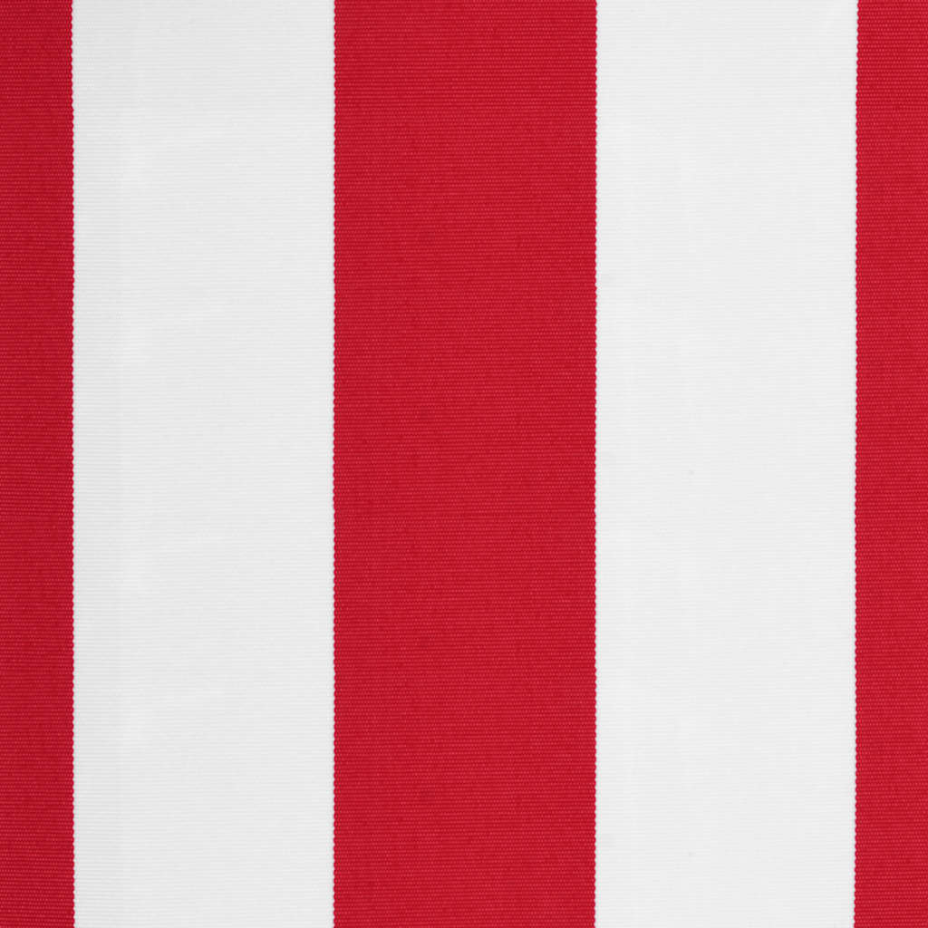 vidaXL Awning Replacement Fabric Red and White 3x2.5 m Polyester 6