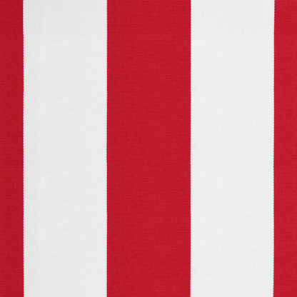 vidaXL Awning Replacement Fabric Red and White 3x2.5 m Polyester 6