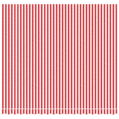 vidaXL Awning Replacement Fabric Red and White 400x350 cm Polyester 3
