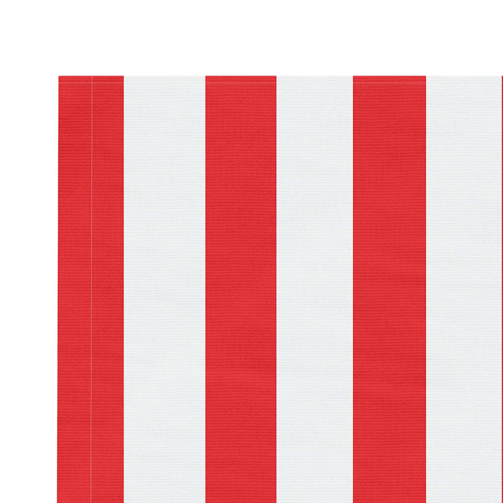 vidaXL Awning Replacement Fabric Red and White 400x350 cm Polyester 4