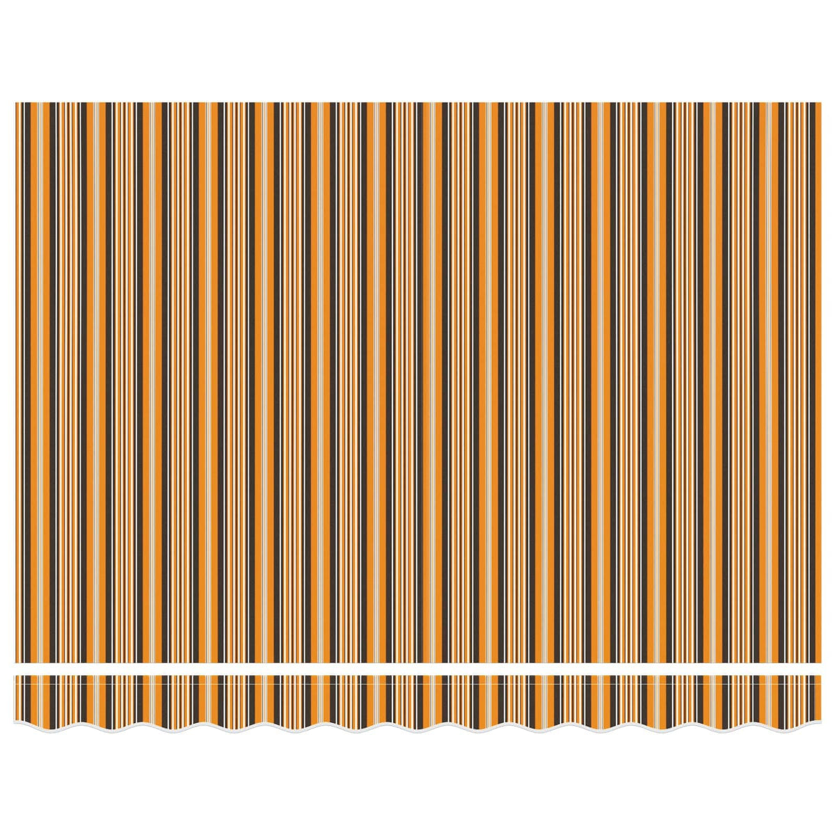 Awning Canopy Replacement Polyester Drop Width Orange black