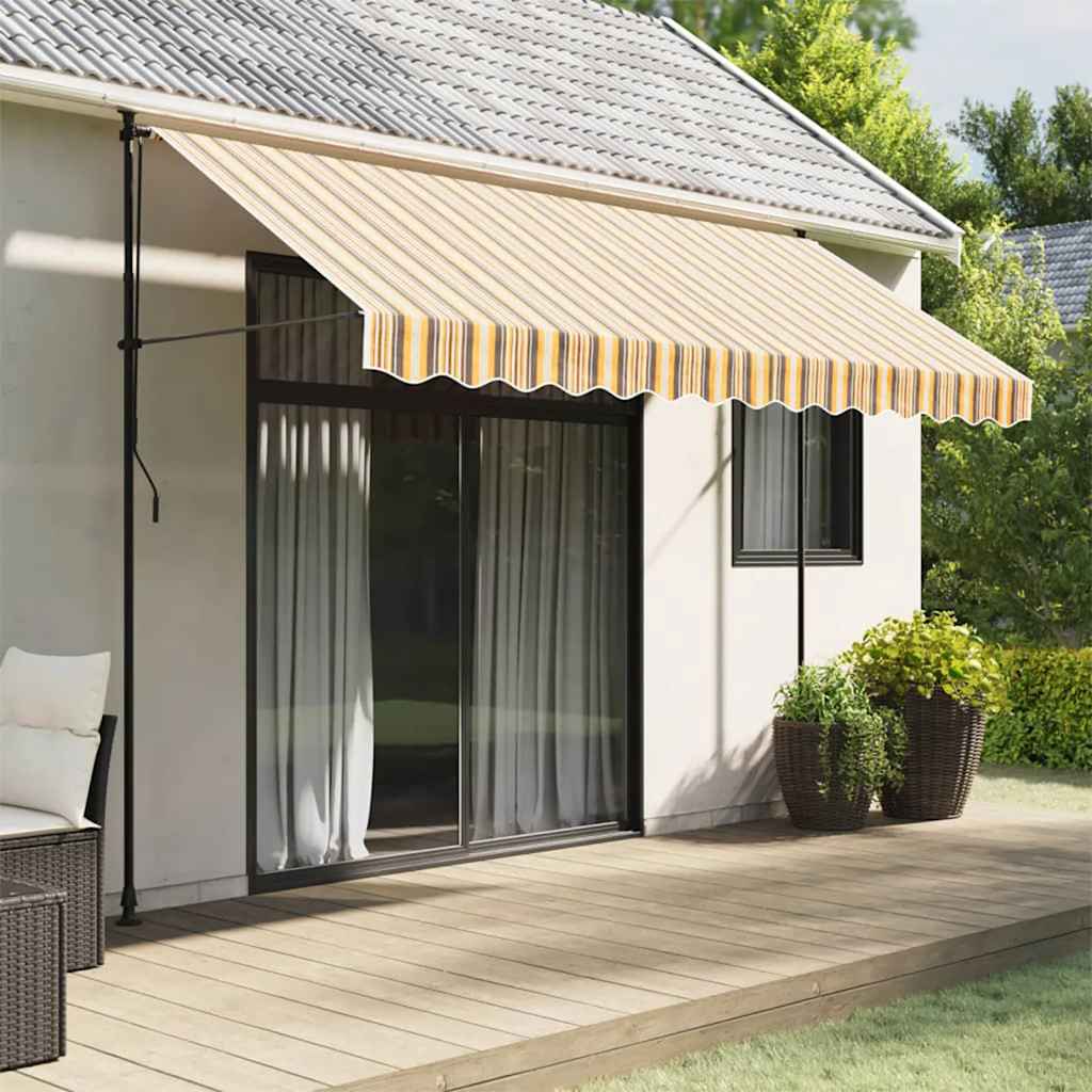 vidaXL Awning Replacement Fabric Multicolour 350x250 cm Polyester 1