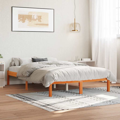 vidaXL Bed Frame without Mattress Solid Wood Pine Length 190 cm