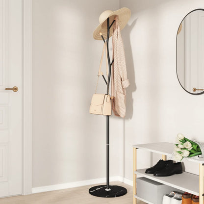 vidaXL Coat Stand Black 177 cm Powder-coated Iron 3