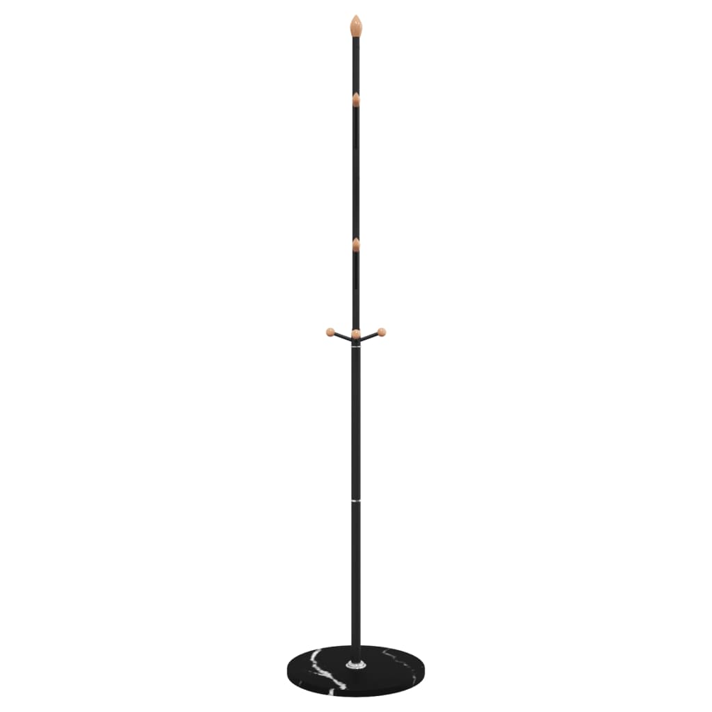 vidaXL Coat Stand Black 177 cm Powder-coated Iron 5
