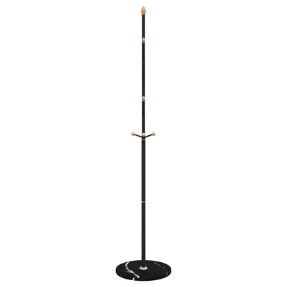 vidaXL Coat Stand Black 177 cm Powder-coated Iron 5