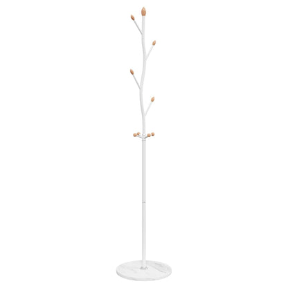 vidaXL Coat Stand White 177 cm Powder-coated Iron 6