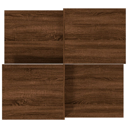 vidaXL Coffee Tables 2 pcs Brown Oak Engineered Wood 6