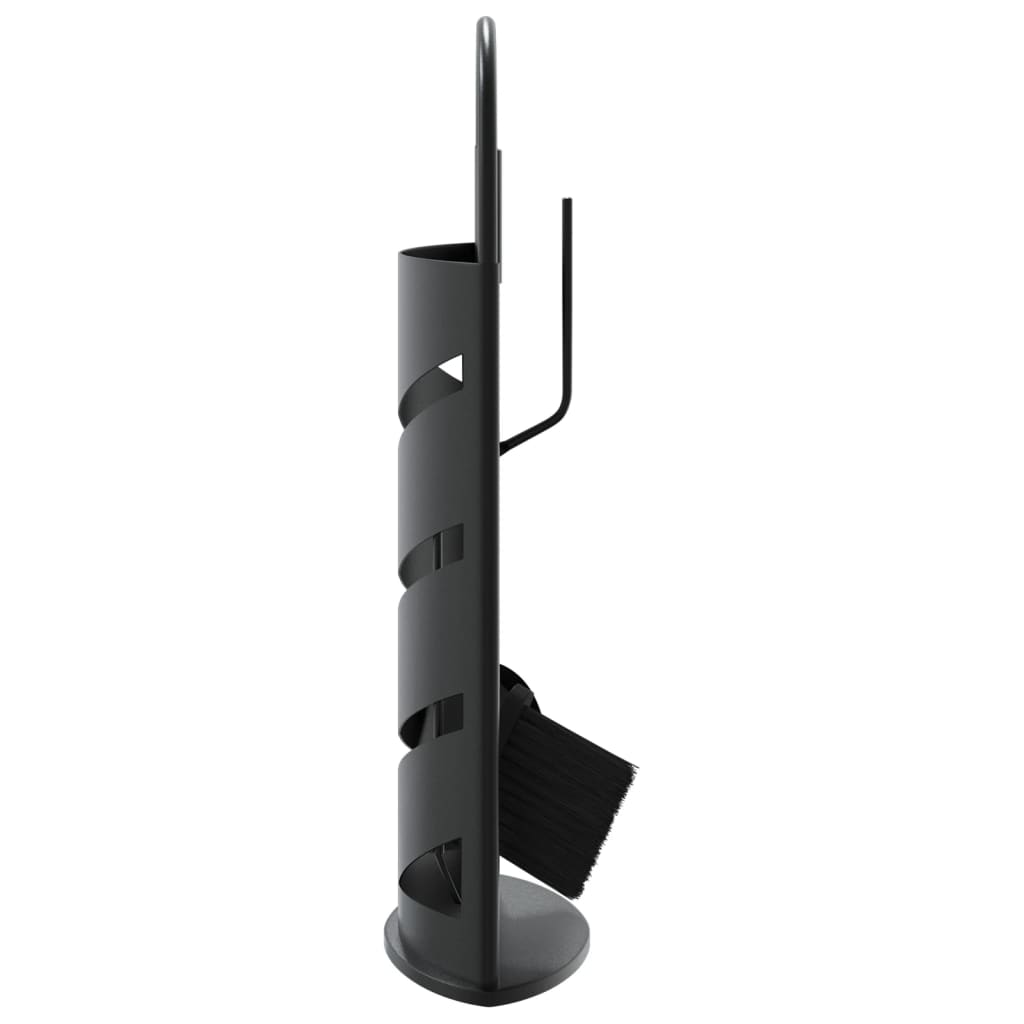 vidaXL 5 Piece Fireplace Tool Set 23x15x66 cm Steel 5