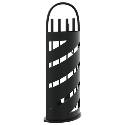 vidaXL 5 Piece Fireplace Tool Set 23x15x66 cm Steel 6