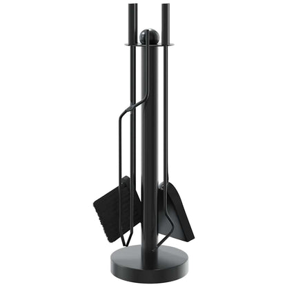 vidaXL 5 Piece Fireplace Tool Set 18x56 cm Steel 5