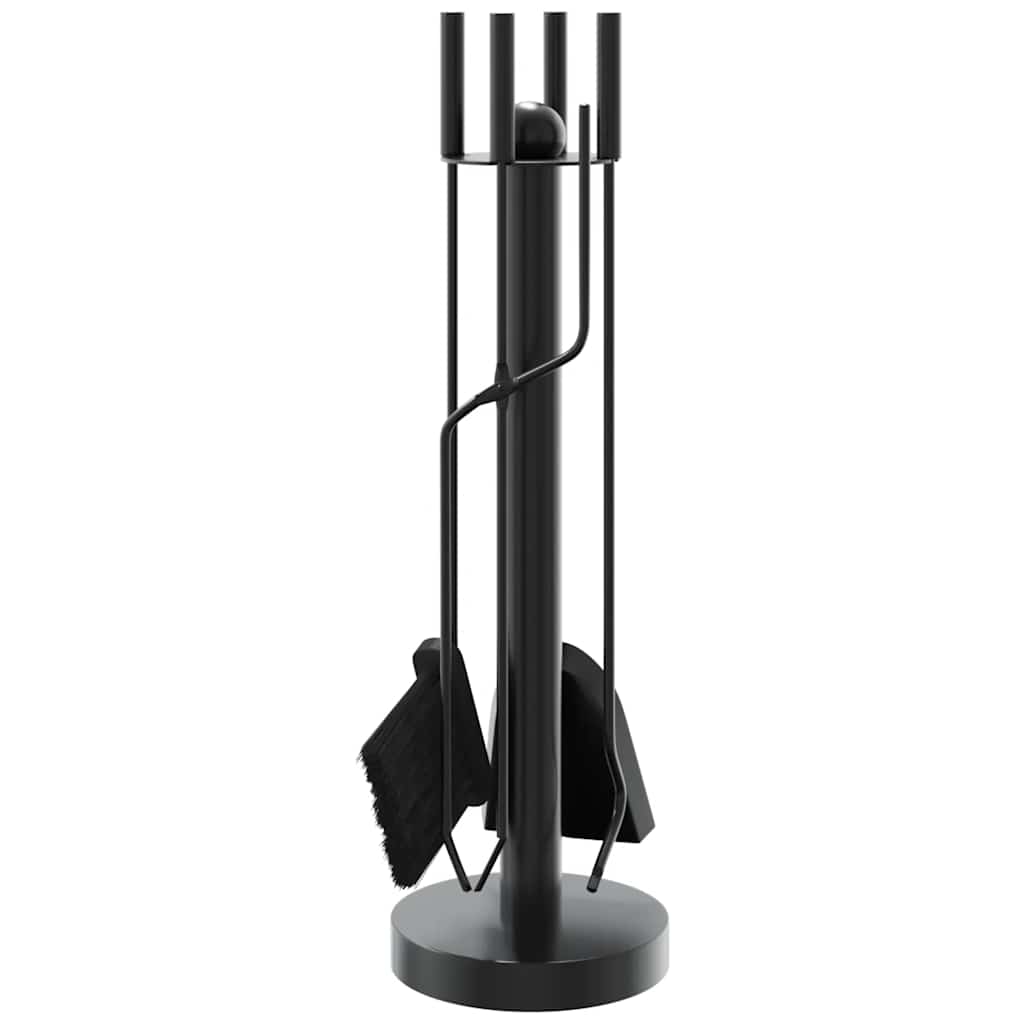 vidaXL 5 Piece Fireplace Tool Set 18x56 cm Steel 6