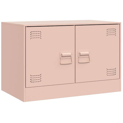 vidaXL TV Cabinet Pink 67x39x44 cm Steel 2