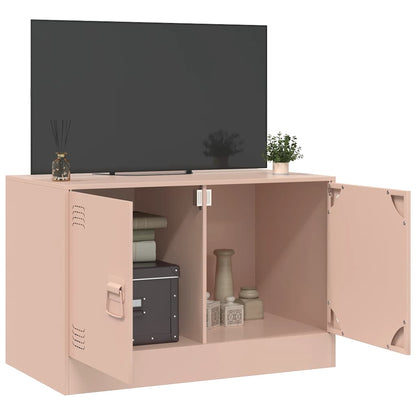 vidaXL TV Cabinet Pink 67x39x44 cm Steel 3