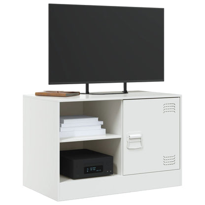 vidaXL TV Cabinets 2 pcs White 67x39x44 cm Steel 3