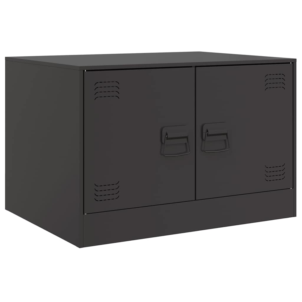 vidaXL Coffee Table Black 67x50x44 cm Steel 2