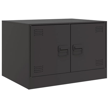 vidaXL Coffee Table Black 67x50x44 cm Steel 2